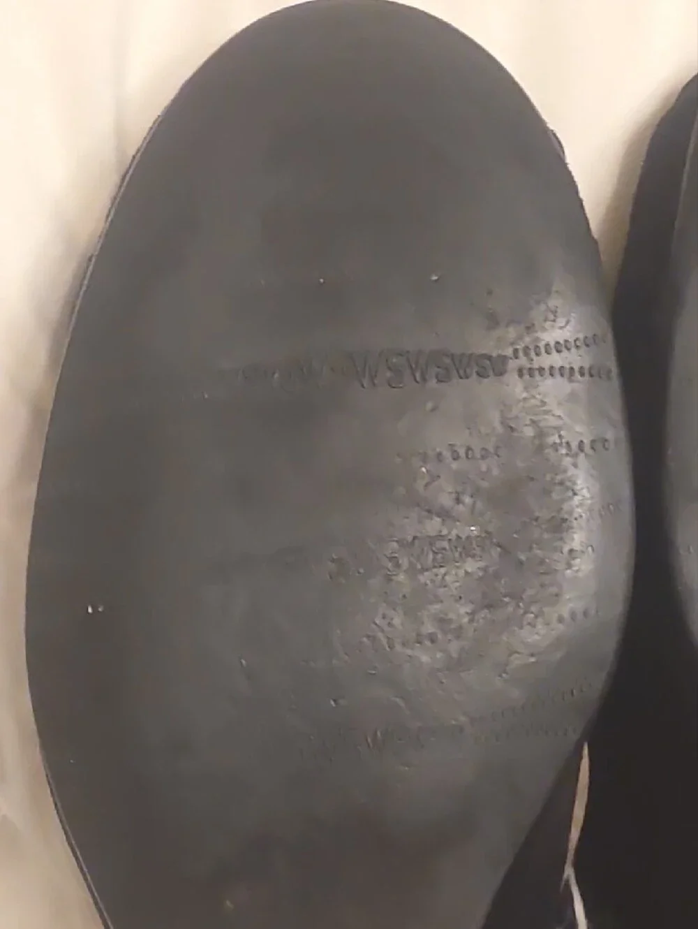 Stuart Weitzman Black Suede Wedge Ballet Flats with Silver Buckle Detail   8.5 - Picture 10 of 11